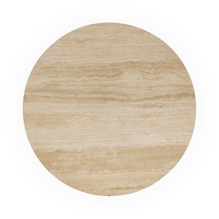 Idella - Travertine Round Table