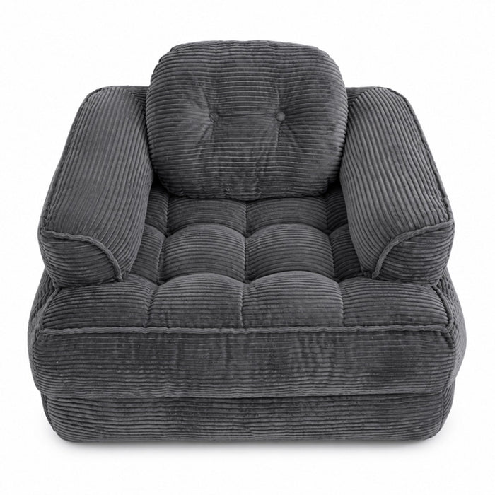 Convertible 2 In 1 Armrest Sofa For Bedroom