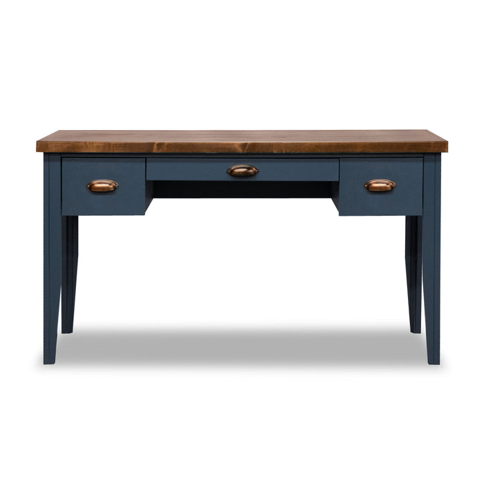 Writing Desk - Blue Denim / Whiskey