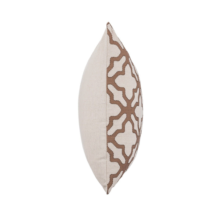 Mullan - 22" x 22" LN Pillow - Frothed Brown