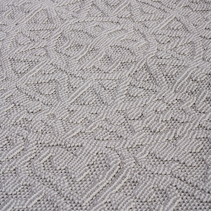 Guros - 8' X 10' Medallion Indoor / Outdoor Area Rug - White