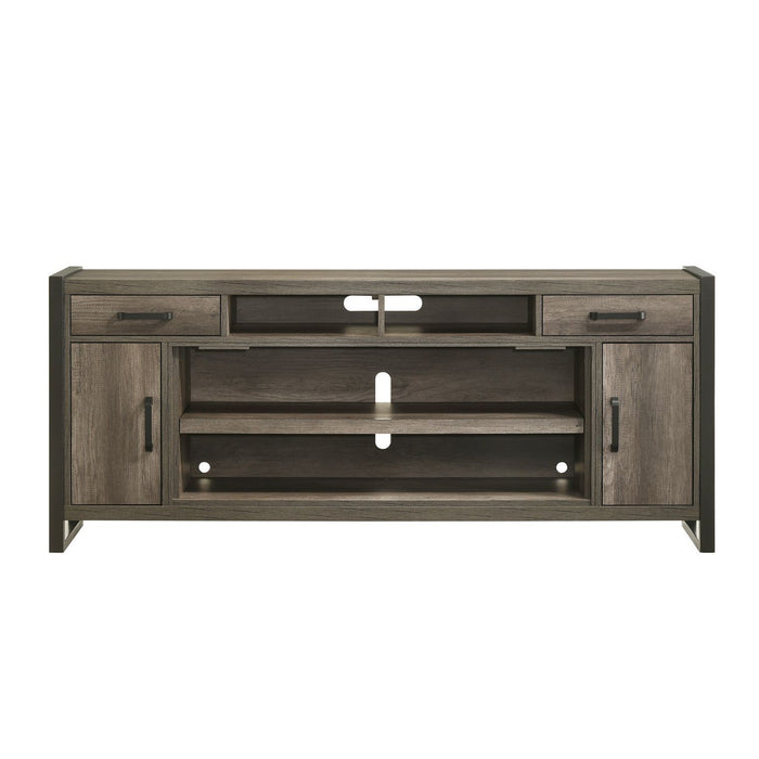 Fireplace TV Consoles - 78" Fireplace TV Console FTS - Brown