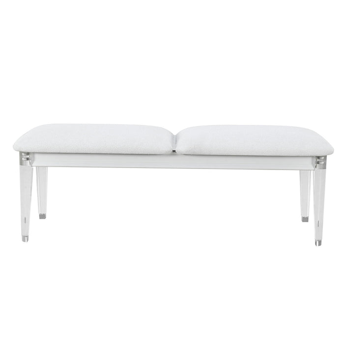 Brenda - Bedroom Bench With Padded Seating - Gray