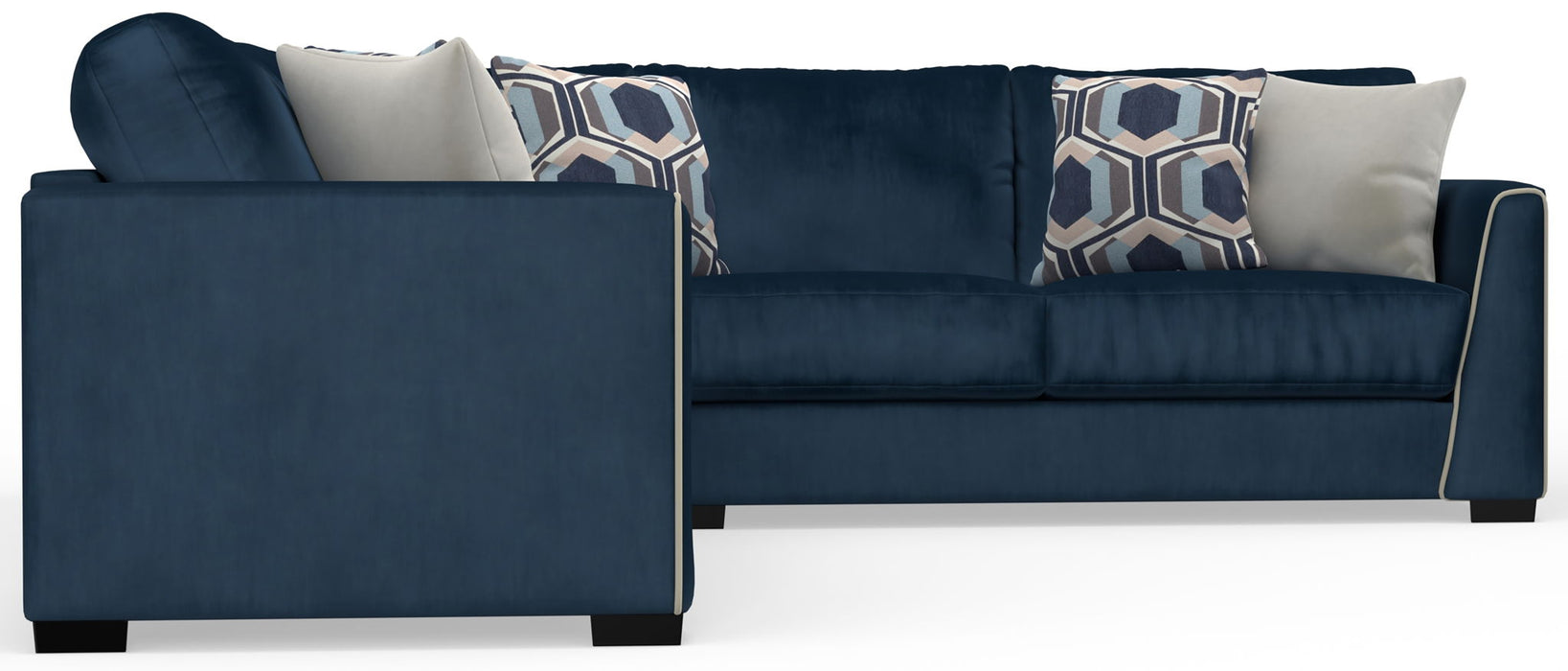 Jetson - Sectional With Comfort Coil Seat Cushions And Included Accent Pillows