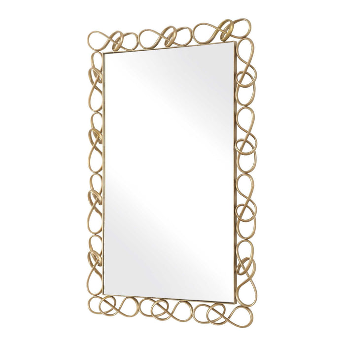Twist It - Mirror - Antique Brass
