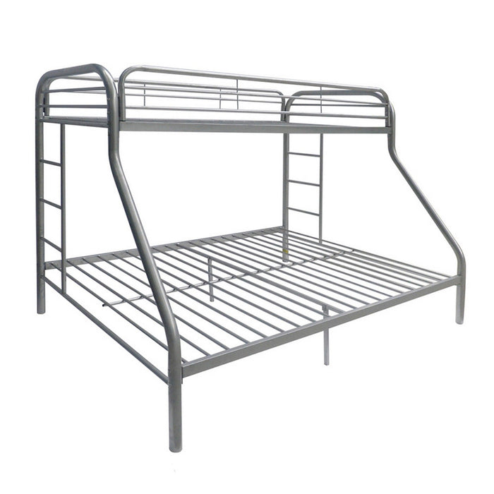 Tritan - Twin / Full Bunk Bed - Silver