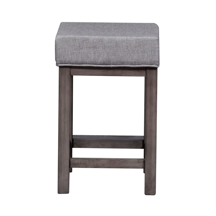Tanners Creek - Upholstered Console Stool (Set of 3) - Dark Gray