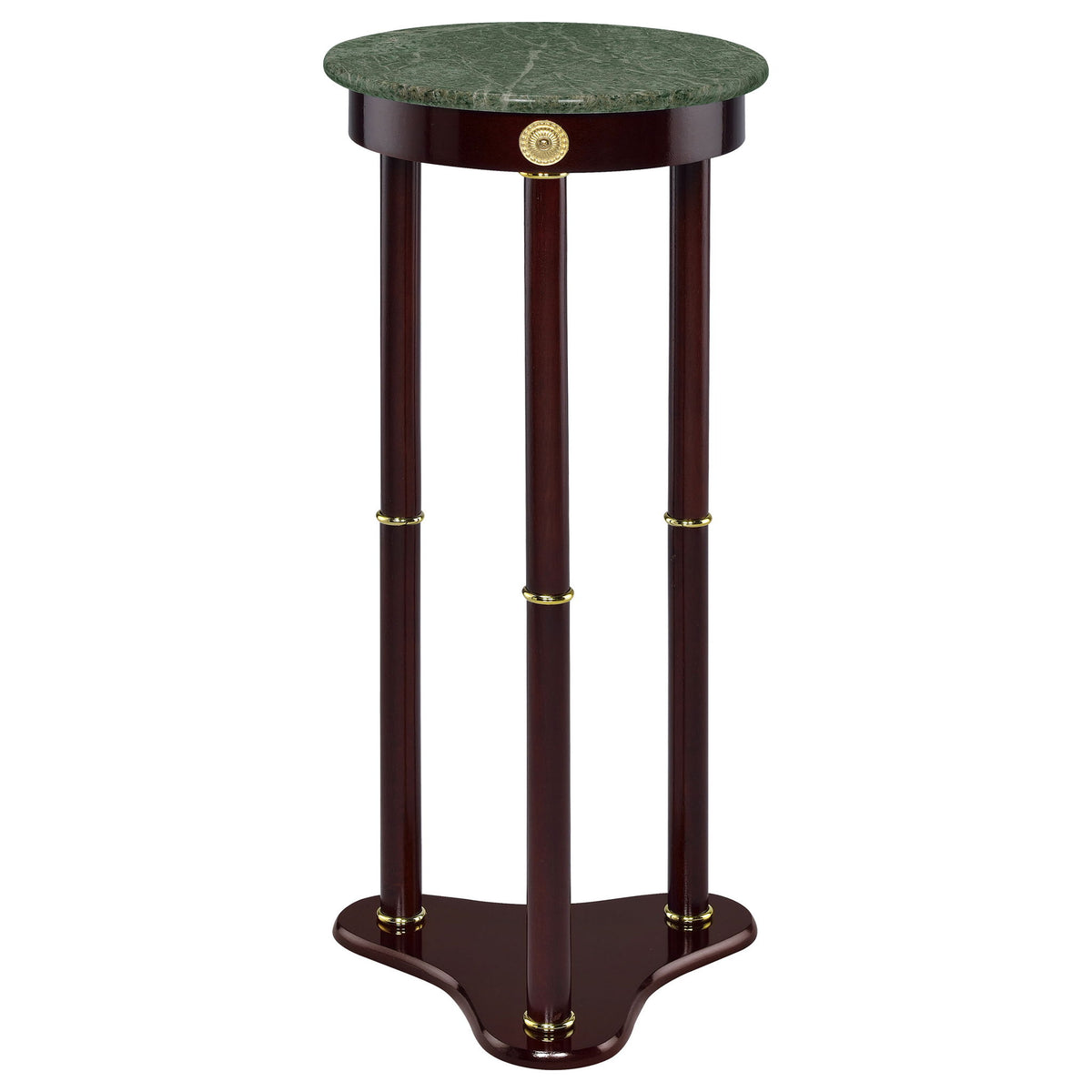 Elna - Accent Side Table With Round Top Plant Stand - Brown — Pope ...