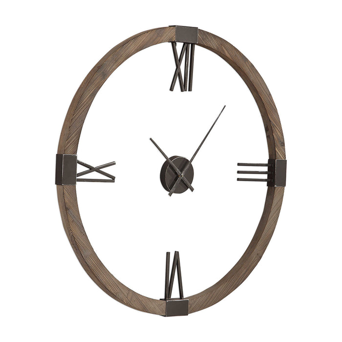 Marcelo - Modern Wall Clock - Light Brown