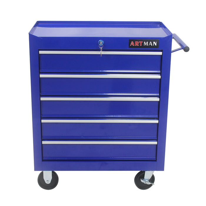 Multifunctional Tool Cart With Wheels And Drawers
