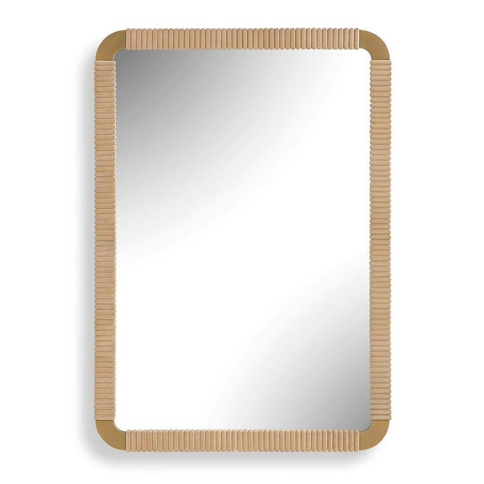 Heinrich - Wood Mirror - Brass / Gold / Woodtone