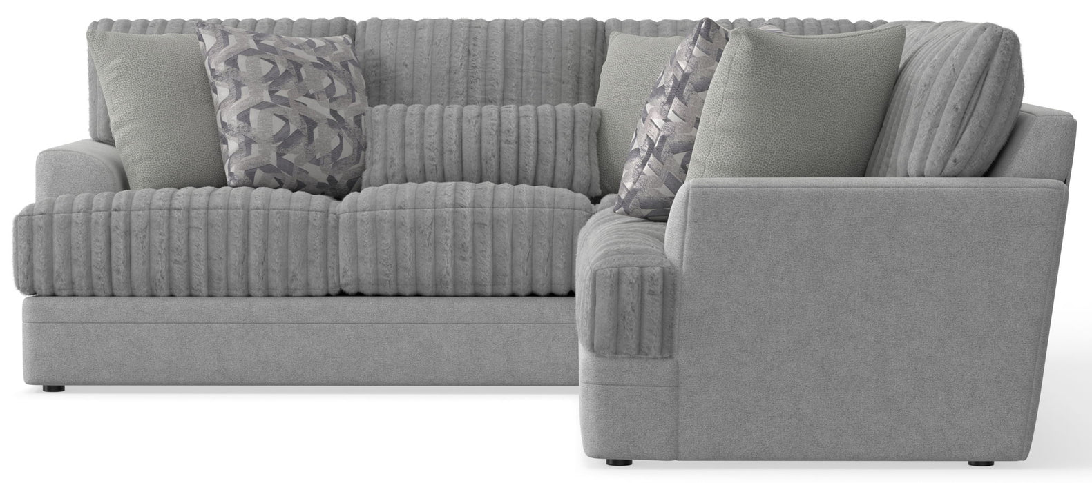 Titan - Sectional With Comfort Coil Seating And Accent Pillows Included