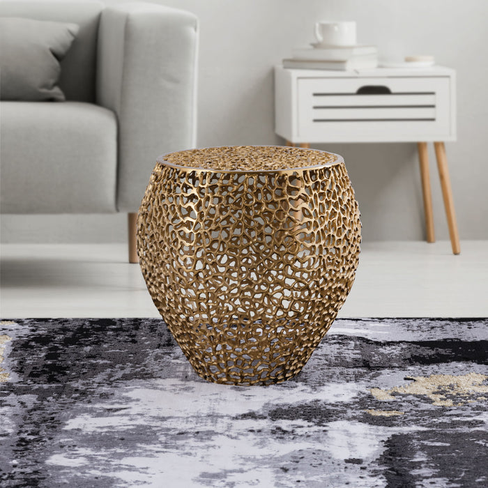 Et3403-18 - Side Table - Gold