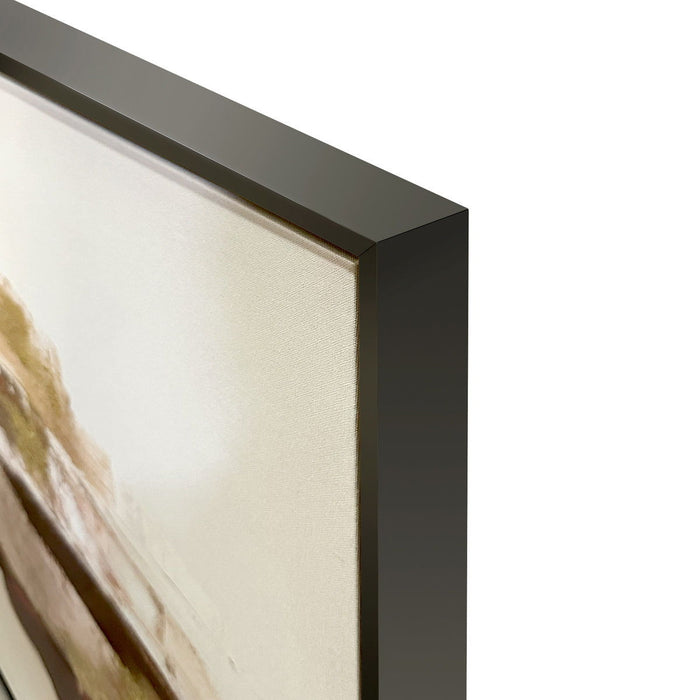 Black Smoke II - 48" x 48" Painting Art by Buddy Whitlock - Black / White