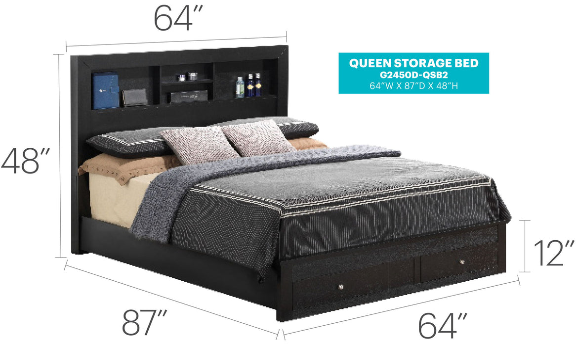 Stylish Storage Bed For Modern Spaces