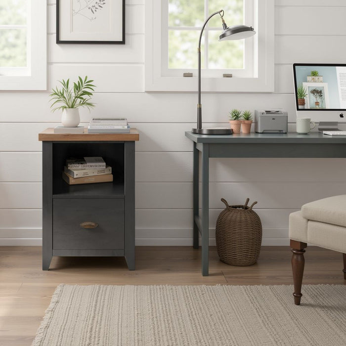 Drawer File - Black / Whiskey