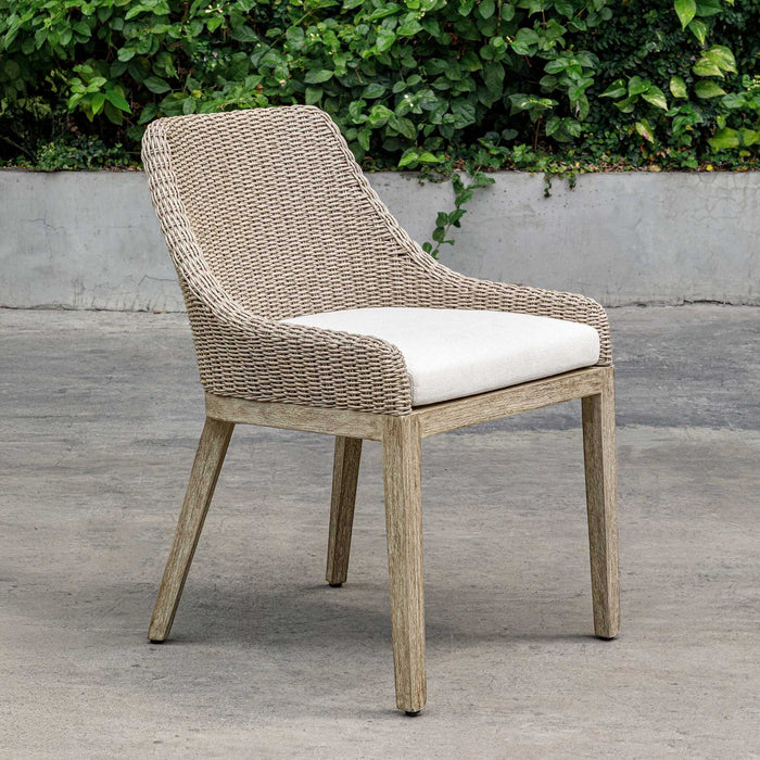 Paloma - Outdoor Wicker Dining Chair - Gray