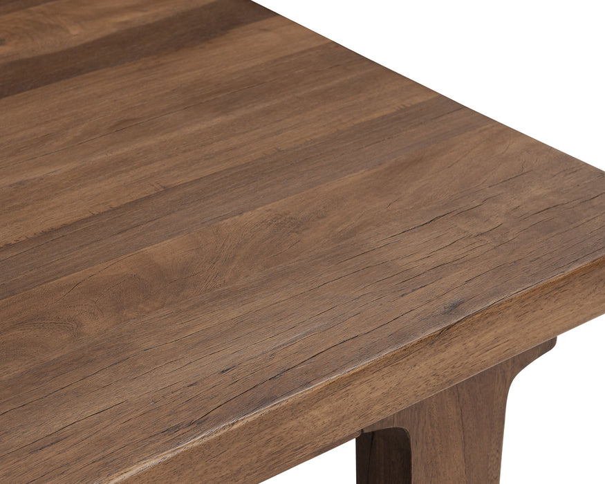 Carmel - Reclaimed Wood Rectangle Coffee Table - Earthy Terra