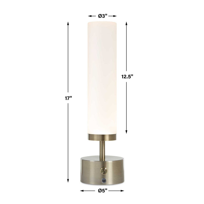 Auden - Rechargeable LED Accent Lamp - Brass,Gold