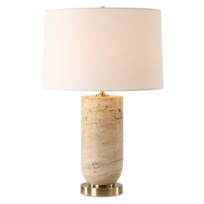 Aubrey - Travertine Table Lamp