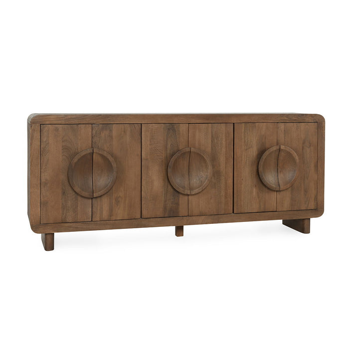 Vally - Wood 6 Door Buffet - Artisan Brown