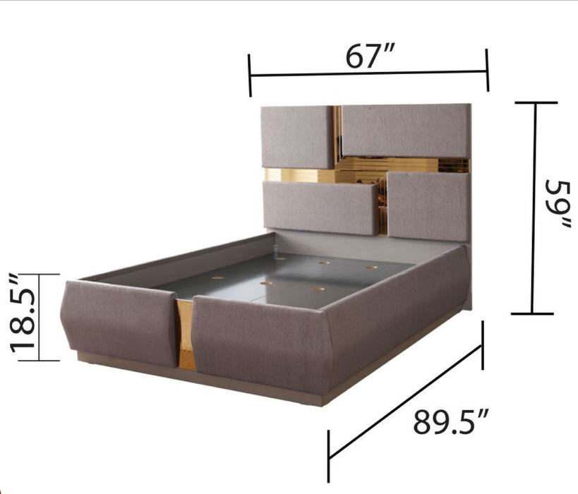 Lorenzo - Tufted Upholstered Bed