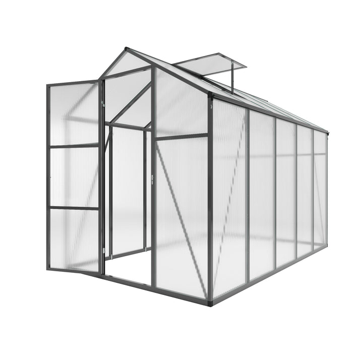 Gain Height Windproof Greenhouse With Raised Base