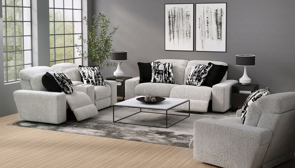 Darby - Power Adjustable Headrest Power Reclining Console Loveseat