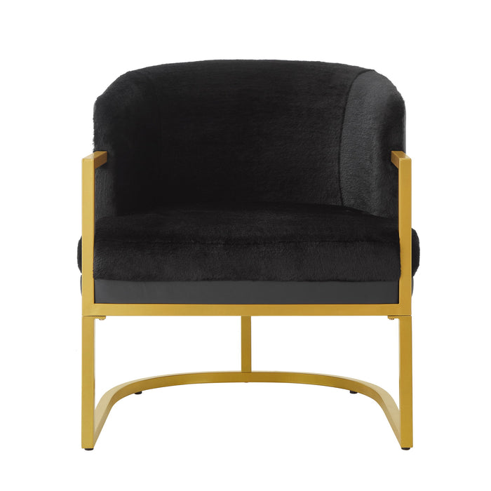 Upholstered Reading Accent Armchair For Living Room