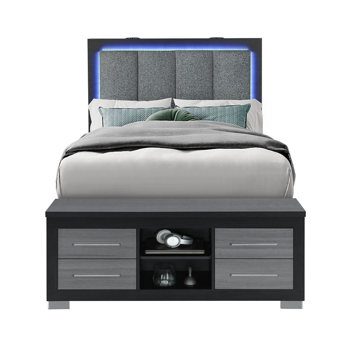 Messa - Bed With Storage Features And LED Lighting