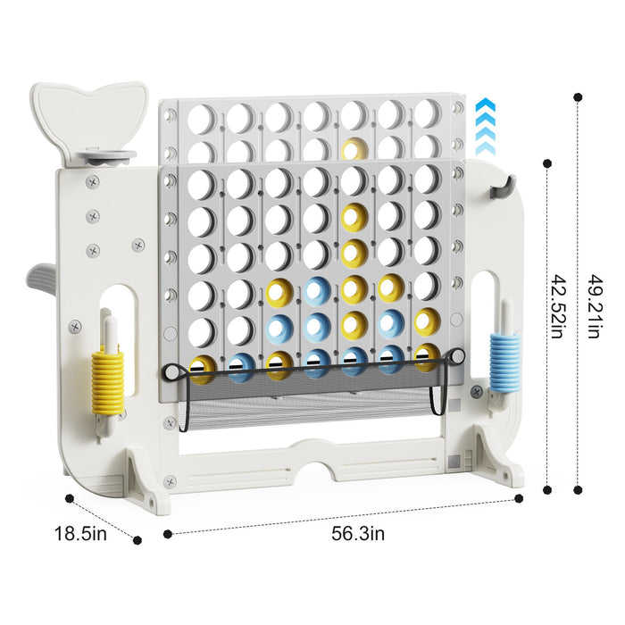 4 To Score Giant Game Set With Mesh Bag & Jumbo Connect 4