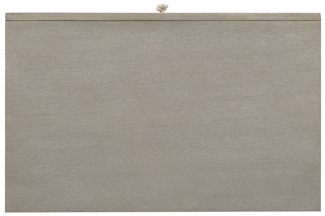 Elixir - 2-Drawer Nightstand - Pearl Silver