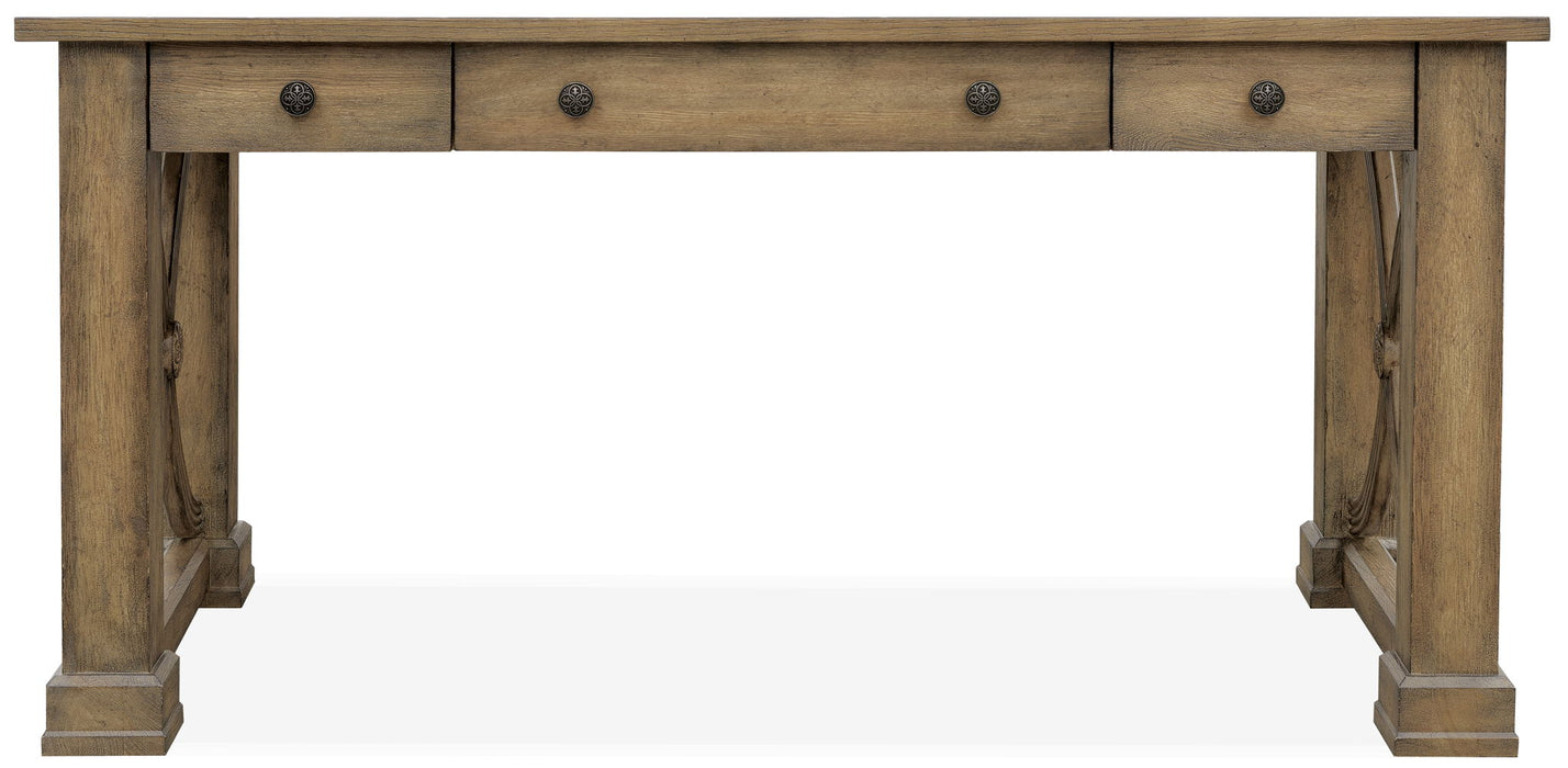 Melange - Architectural Writing Desk - Light Brown