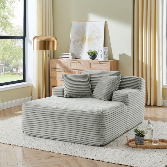 Modern Single Lazy Sofa Lounge Chair With High Density Foam