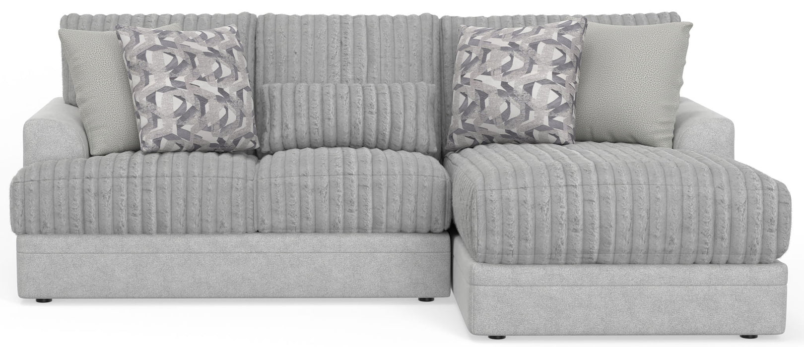 Titan - Sectional With Comfort Coil Seating And Accent Pillows Included