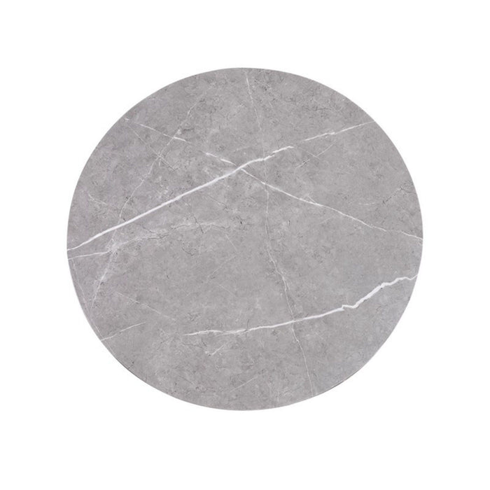 Keegan - Round Coffee Table With Shelf - Oak