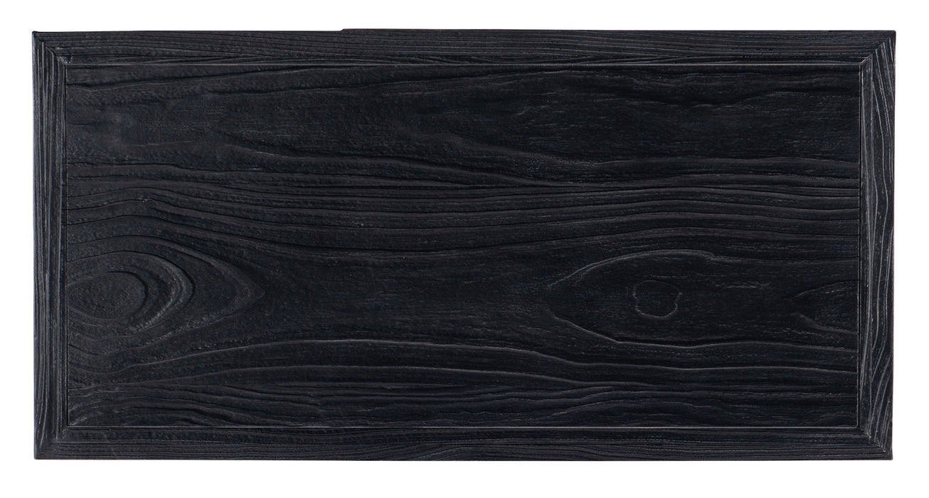Linville Falls - Shou Sugi Ban 2-Drawer Nightstand - Black