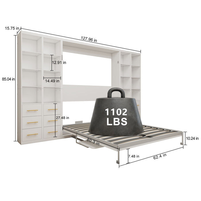 Multifunctional Vertical Murphy Wall Bed