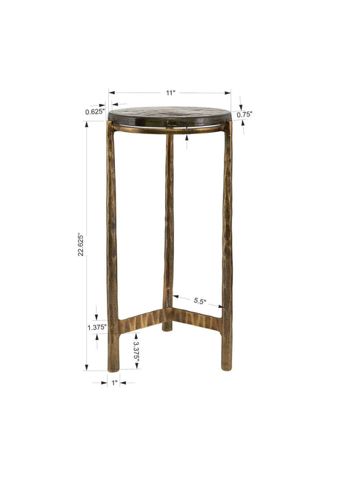 Eternity - Brass Accent Table - Bronze