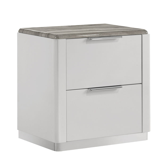 Jazz - 2 Drawer Nightstand - White