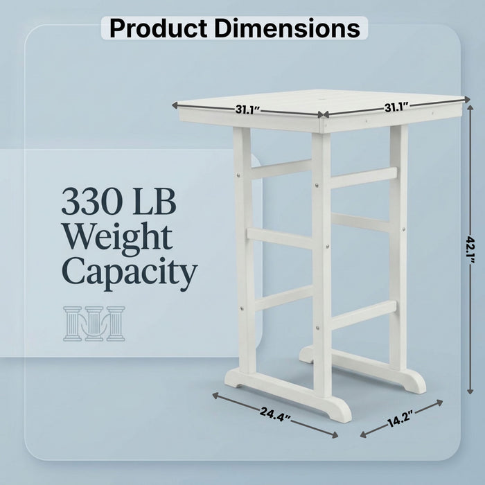Bar-Height Outdoor Patio Table