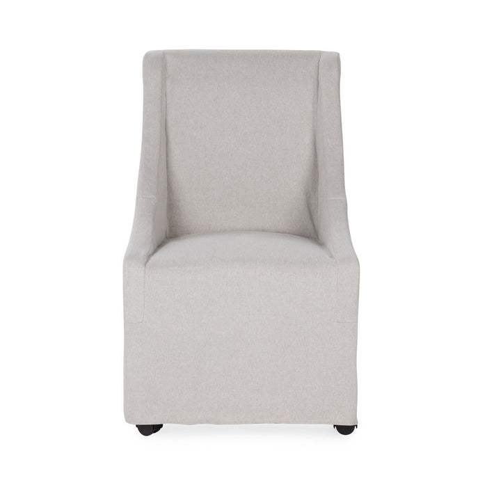 Warwick - Upholstered Rolling Dining Chair