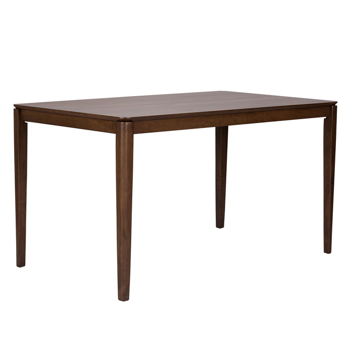 Space Savers - Rectangular Leg Table - Walnut / Brown