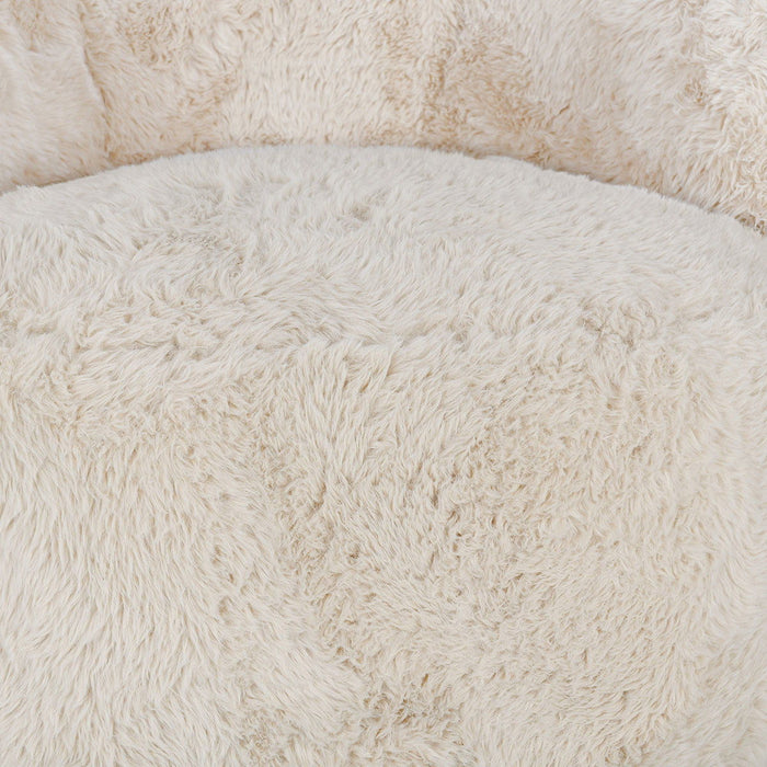 Adley - Plush Swivel Accent Chair