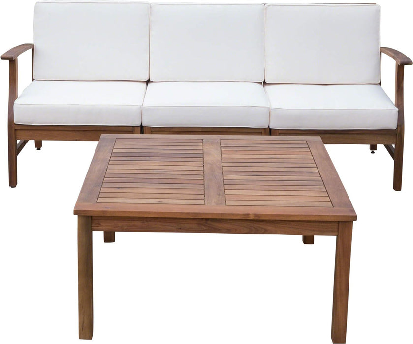 Perla - 3 Seater Sofa And Table Set
