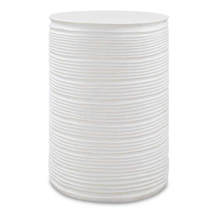 Borderline - White Drum Table