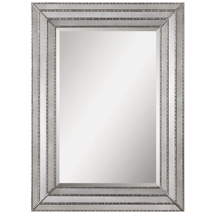 Seymour - Mirror - Antique Silver