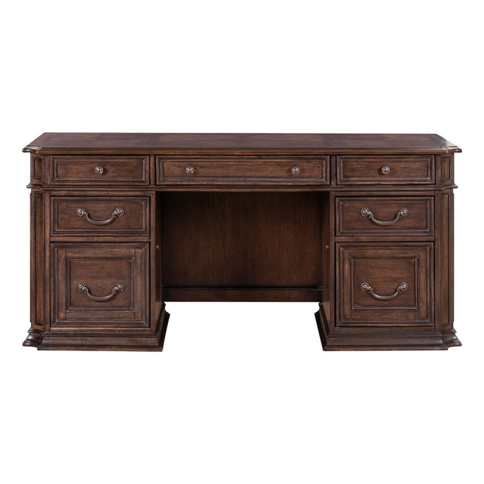 Providence Park - Jr Executive Credenza - Chateau Brown