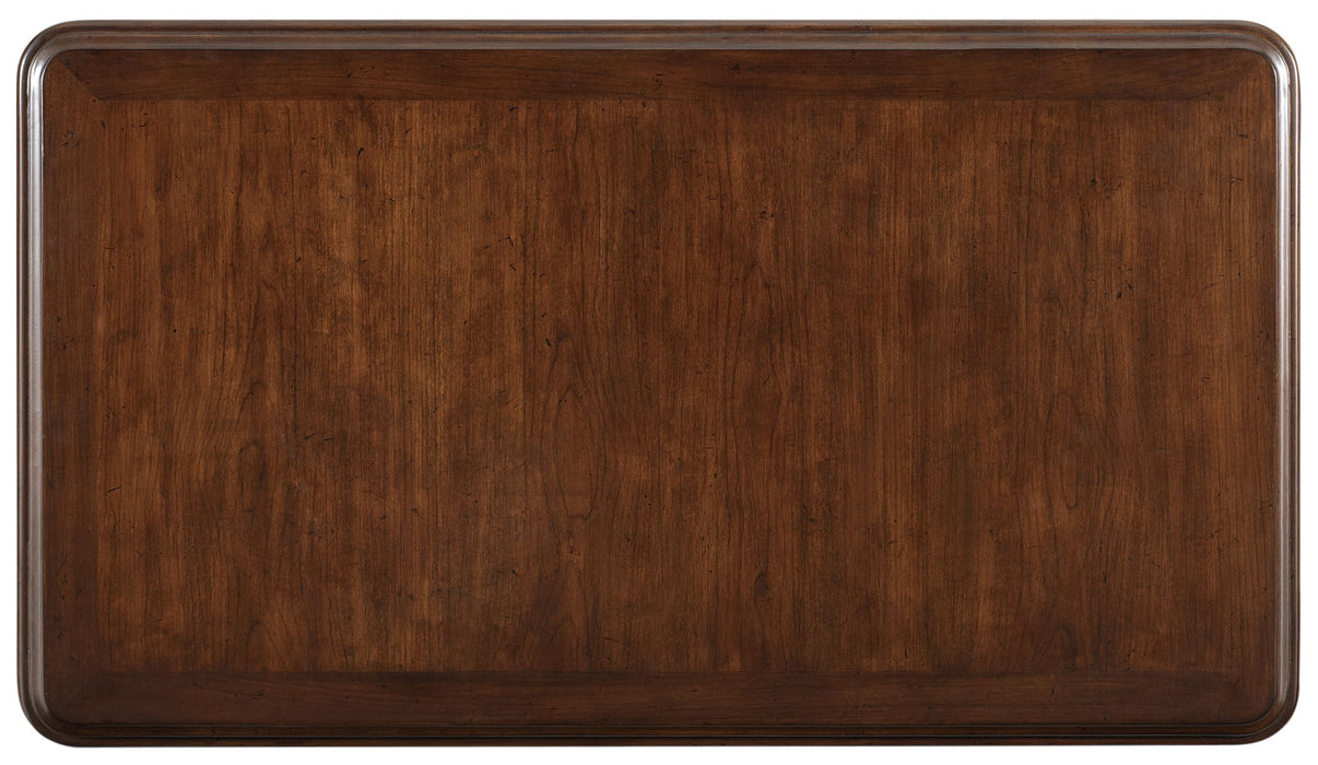 Leg Desk 42" - Dark Brown