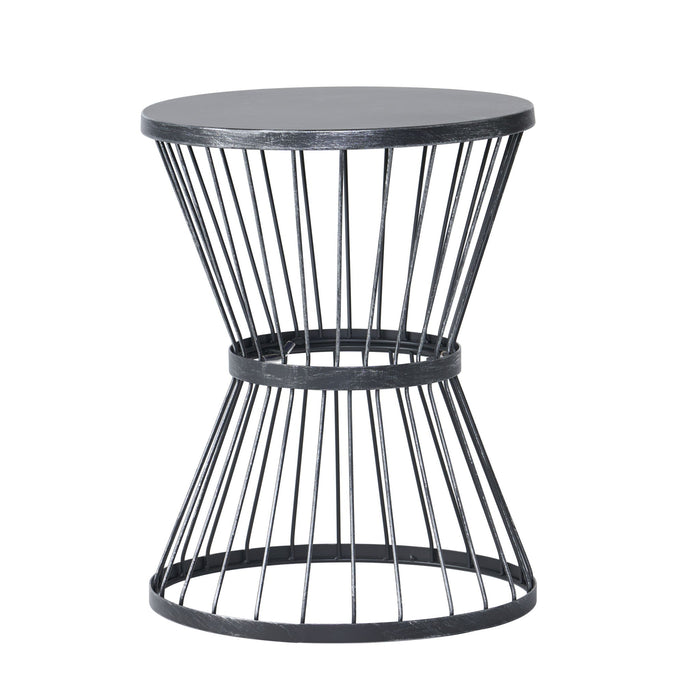 Lassen - Modern Outdoor Side Table With Hourglass Design